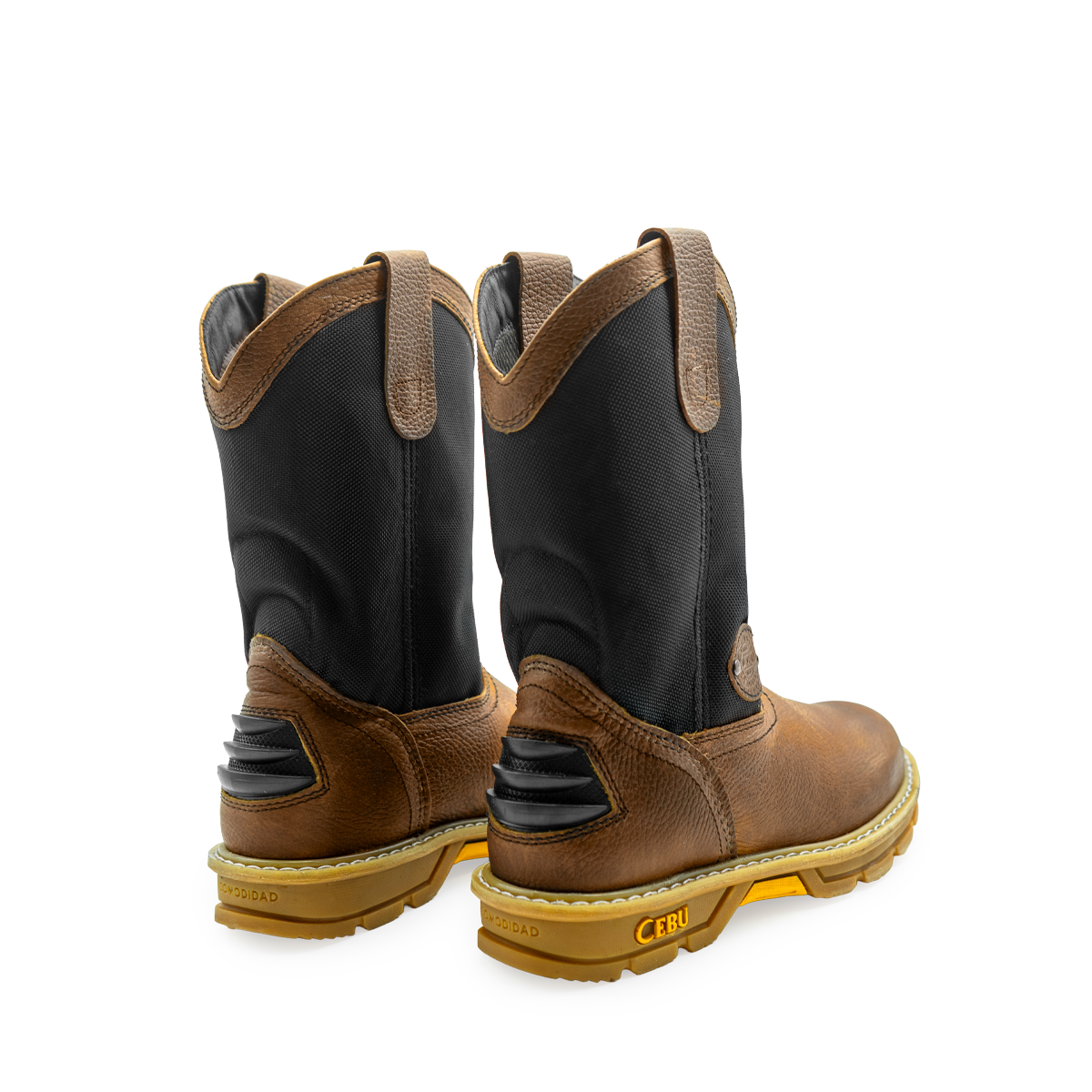 Botas de trabajo sin cordones de 10 "con punta suave HL100 para hombre