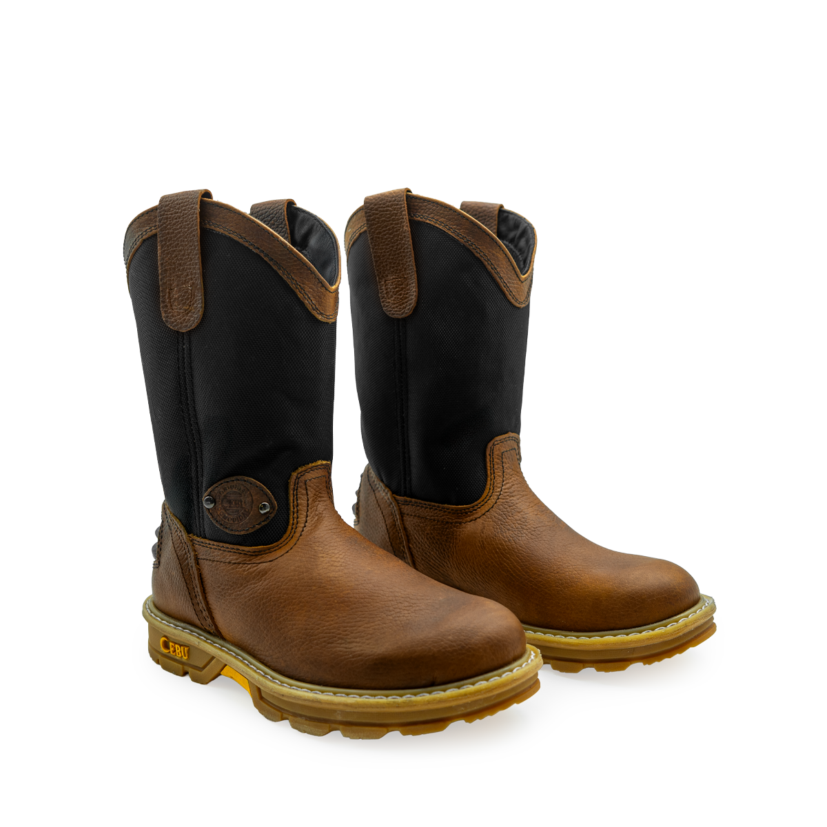 Botas de trabajo sin cordones de 10 "con punta suave HL100 para hombre