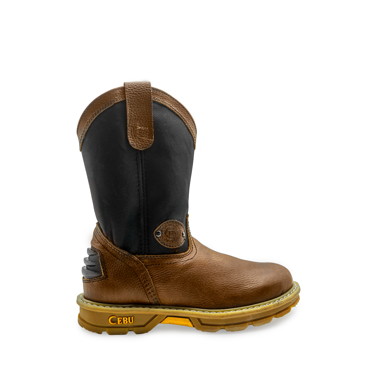 Botas de trabajo sin cordones de 10 "con punta suave HL100 para hombre