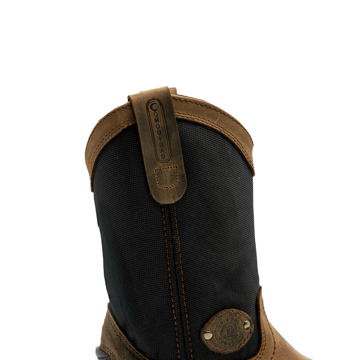 Botas de trabajo sin cordones de 10 "con punta suave HL100 para hombre