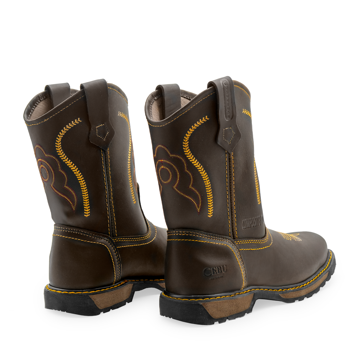 CEBU Men's Rodeo Composite-Toe Work Boot