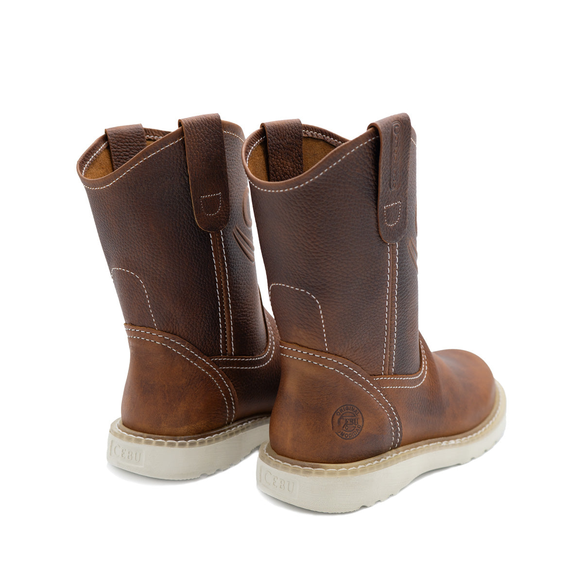 Men’s lightweight leather work boots ideal for agriculture and light construction