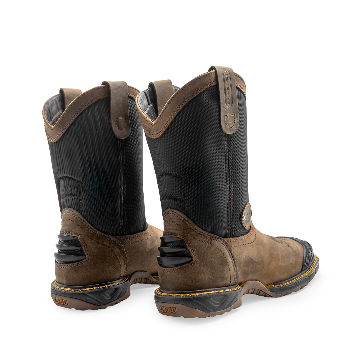 Botas de trabajo sin cordones de 10 "con punta suave Thunder 300 para hombre