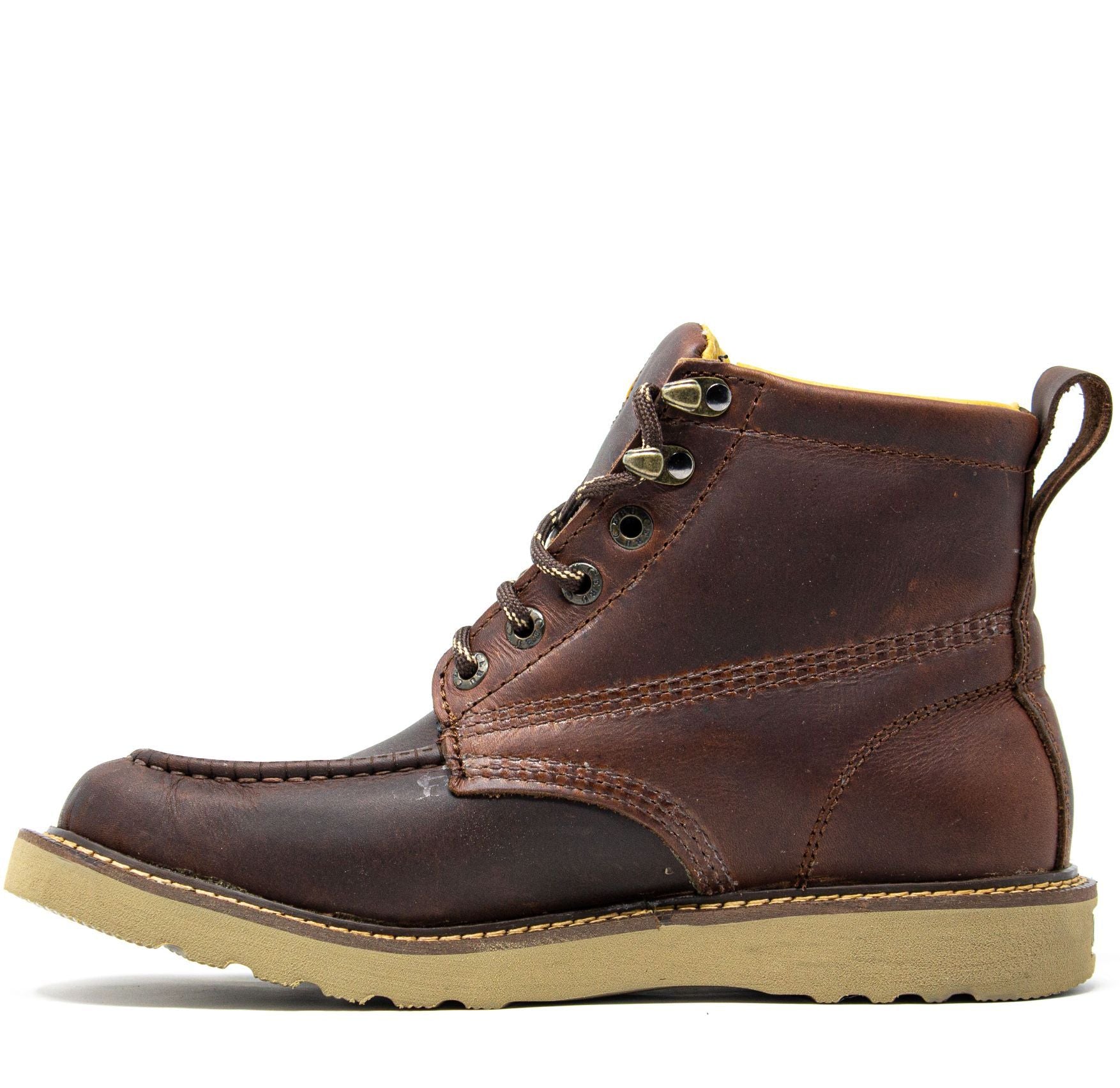 Men's Work Boots - Lightweight - Brown Work Boots - Cebu - 6" Work Boots - Brown 6in Work Boots