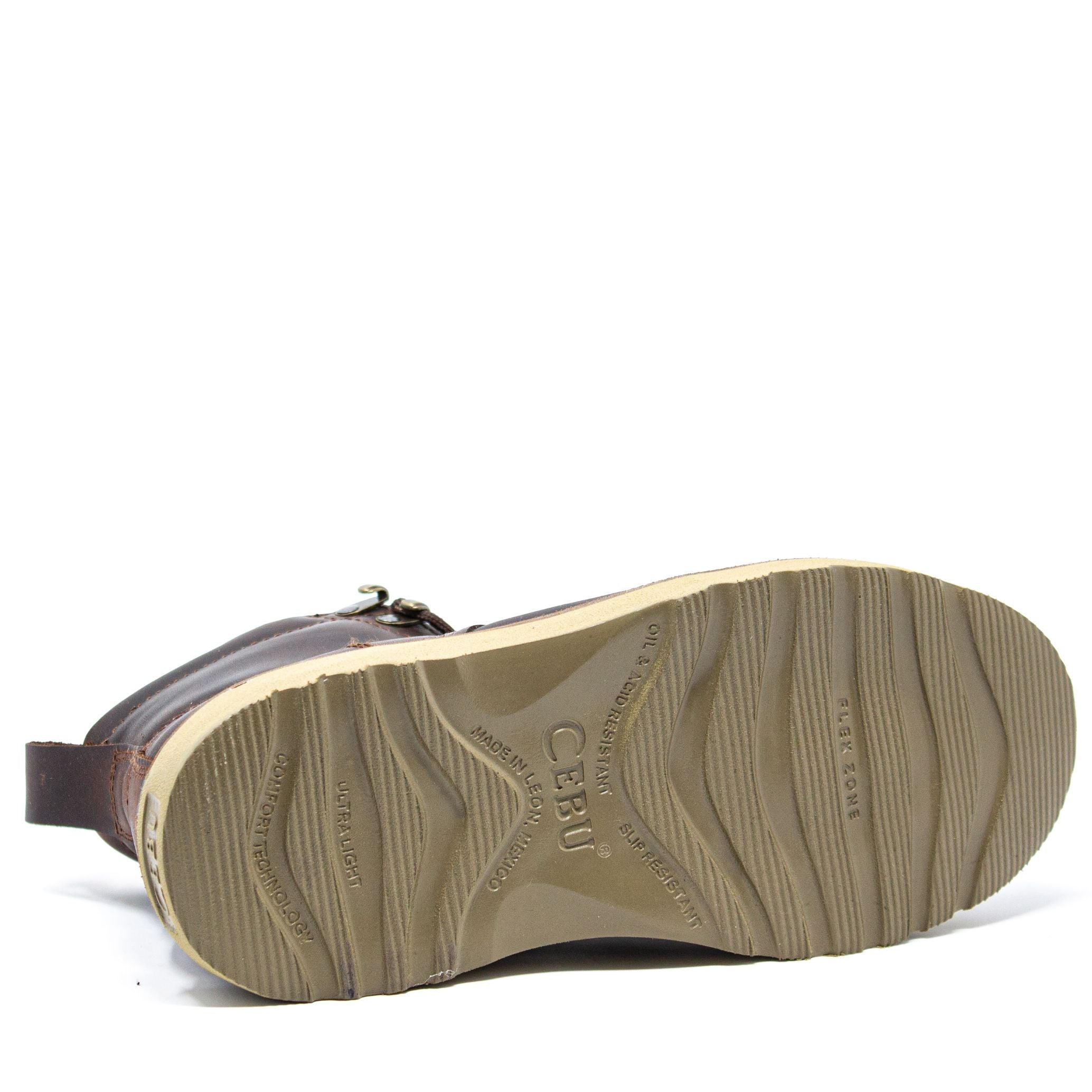 Men's Work Boots - Lightweight - Brown Work Boots - Cebu - 6" Work Boots - Brown 6in Work Boots