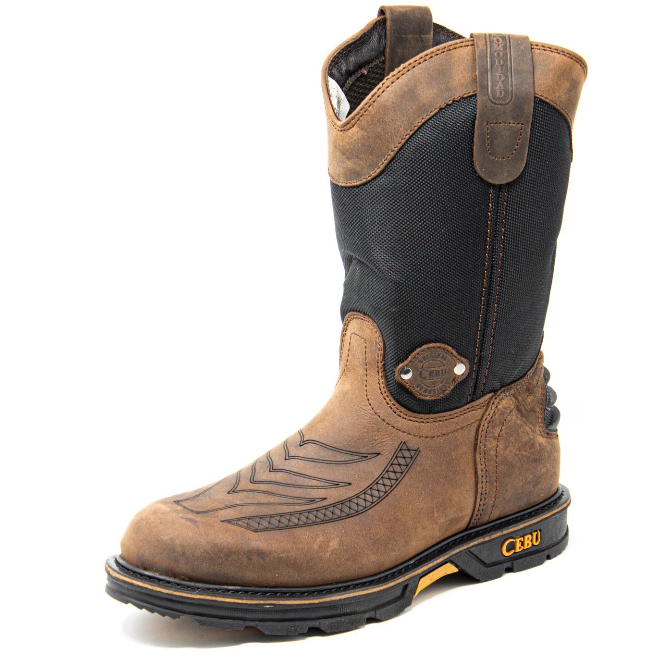 best pull on work boots for men
