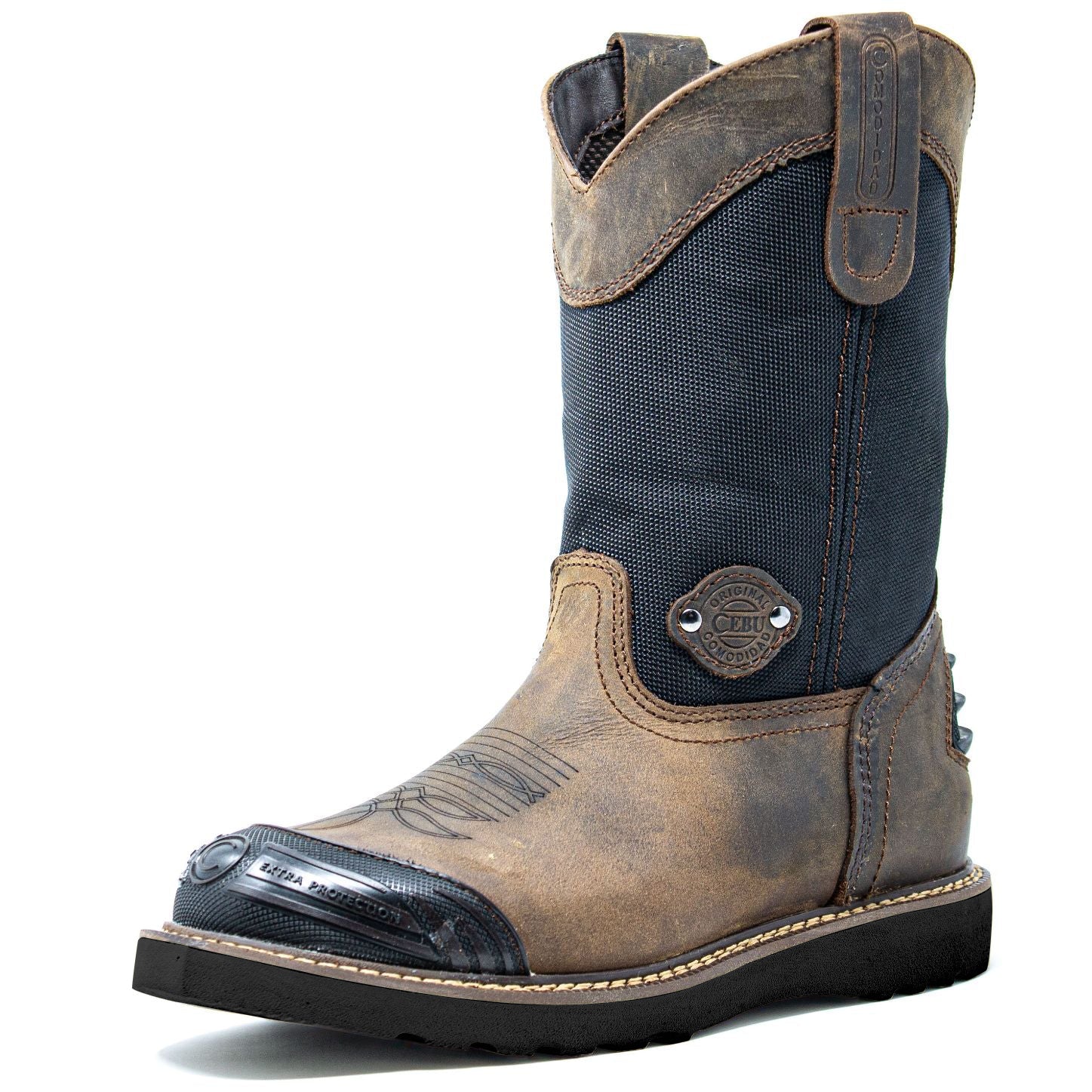 Men s Work Boots Lightweight Wellington Work Boots Pull On