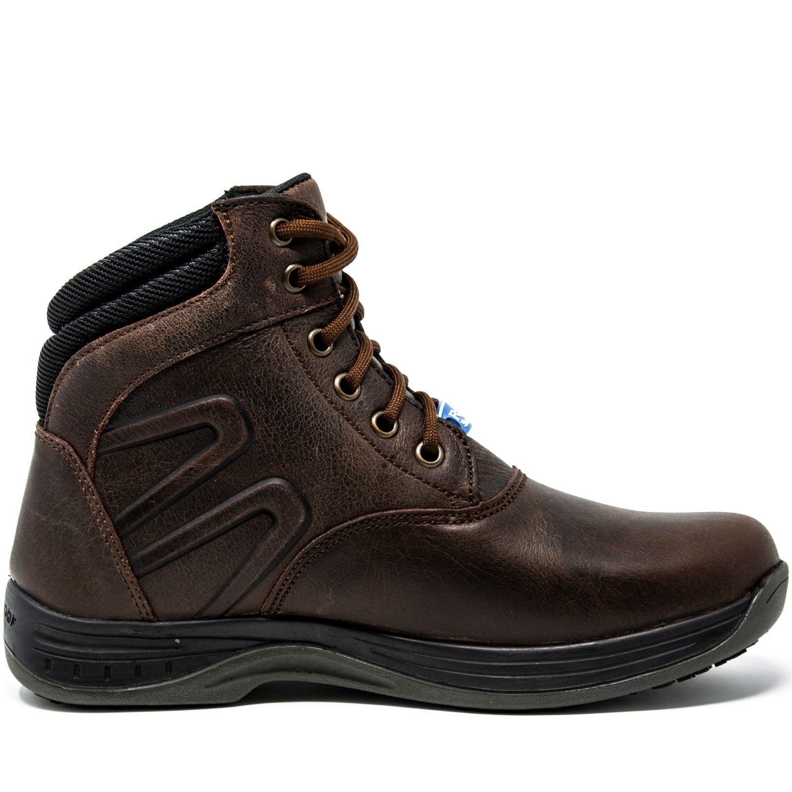 Women's Work Boots - Non Slip - Brown Work Boots - Fortal - 6" Work Boots - Brown 6in Work Boots