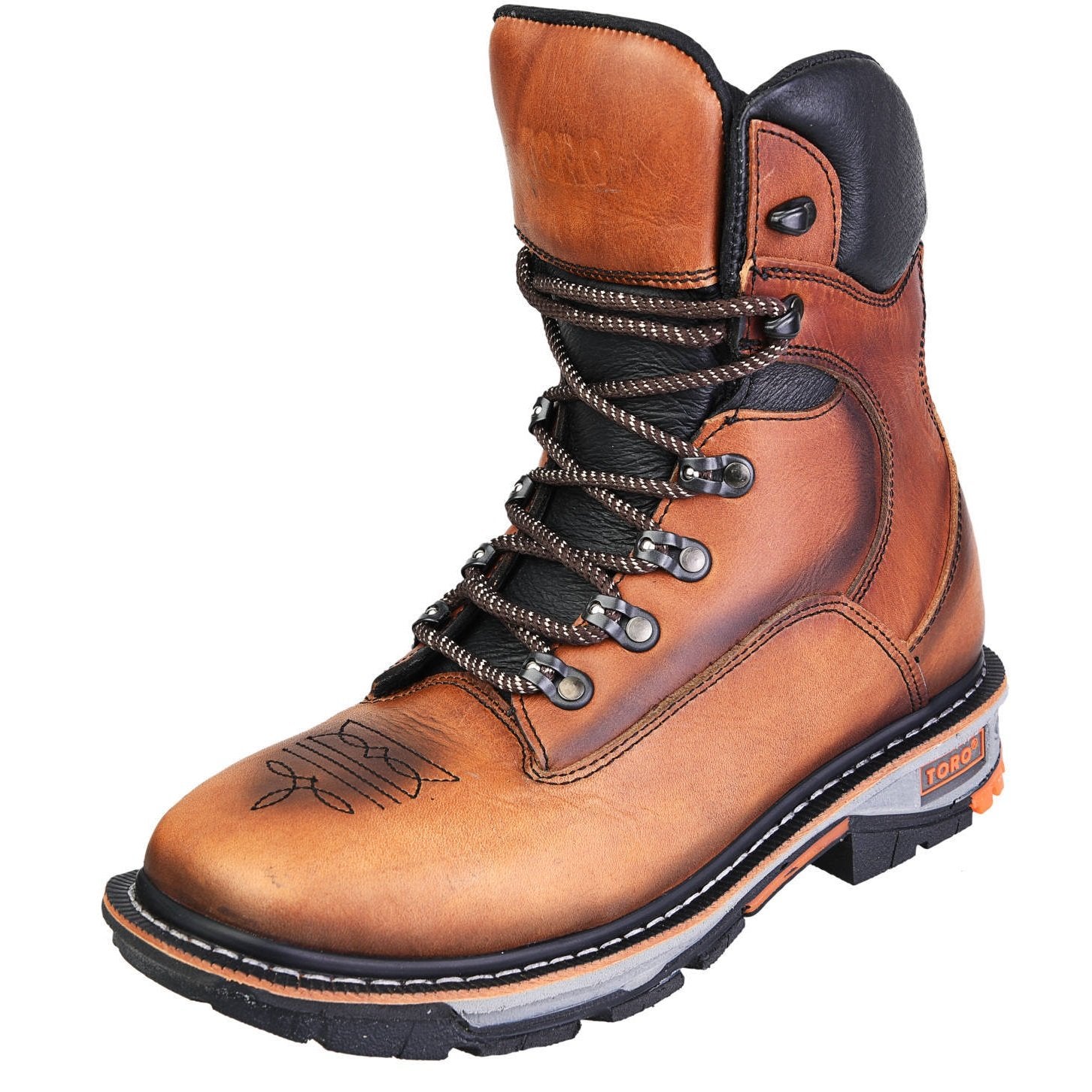 Men's Work Boots - Steel Toe & 3-Layer Sole - Tan Work Boots - Toro Bravo - 8" Work Boots - Tan 8in Work Boots