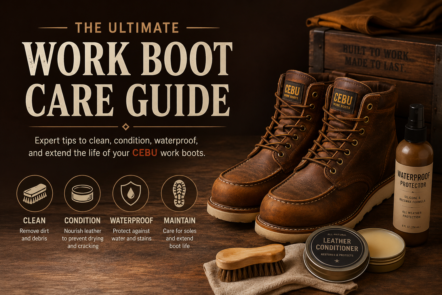 The Ultimate Guide to Work Boot Care