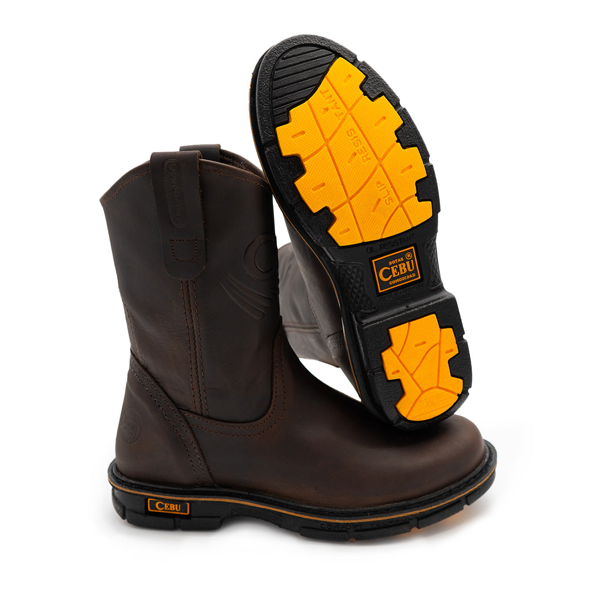 Men's Max- Soft Toe- 10" Pull On Work Boots