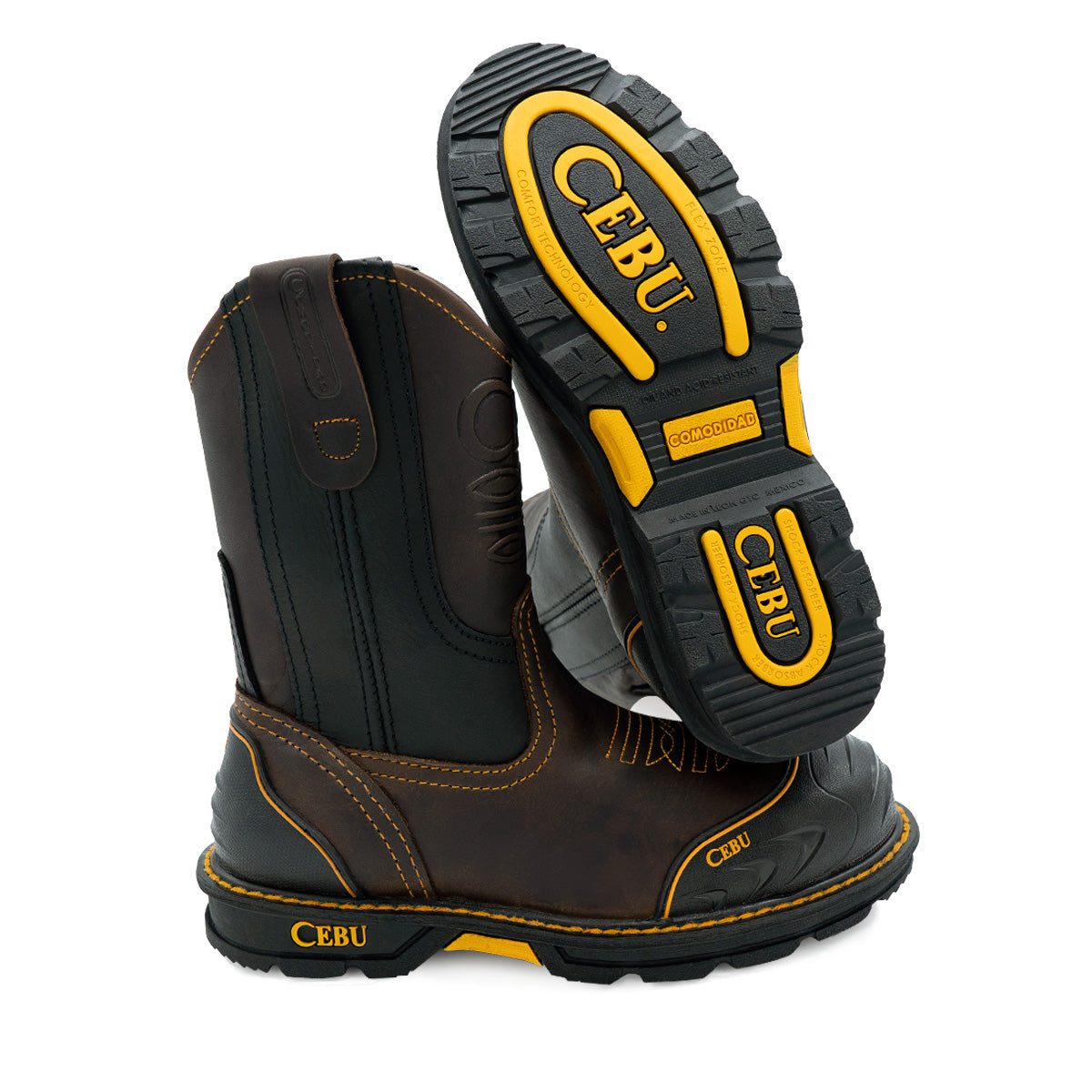 Steel toe farm boots hotsell