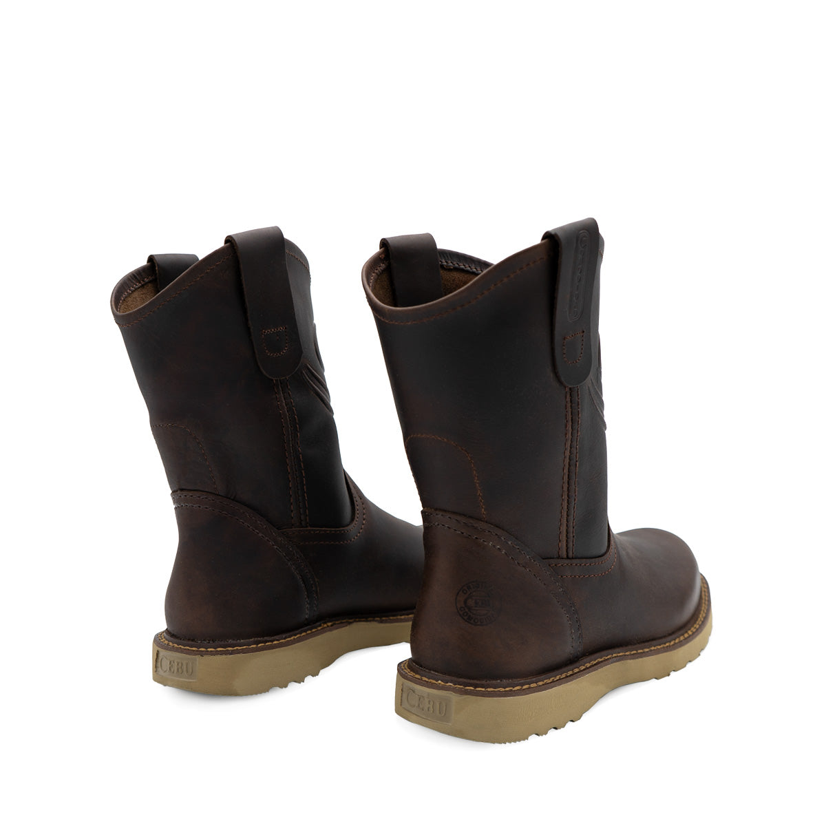 Men's Leather Work Boots - Lightweight - Cebu boots