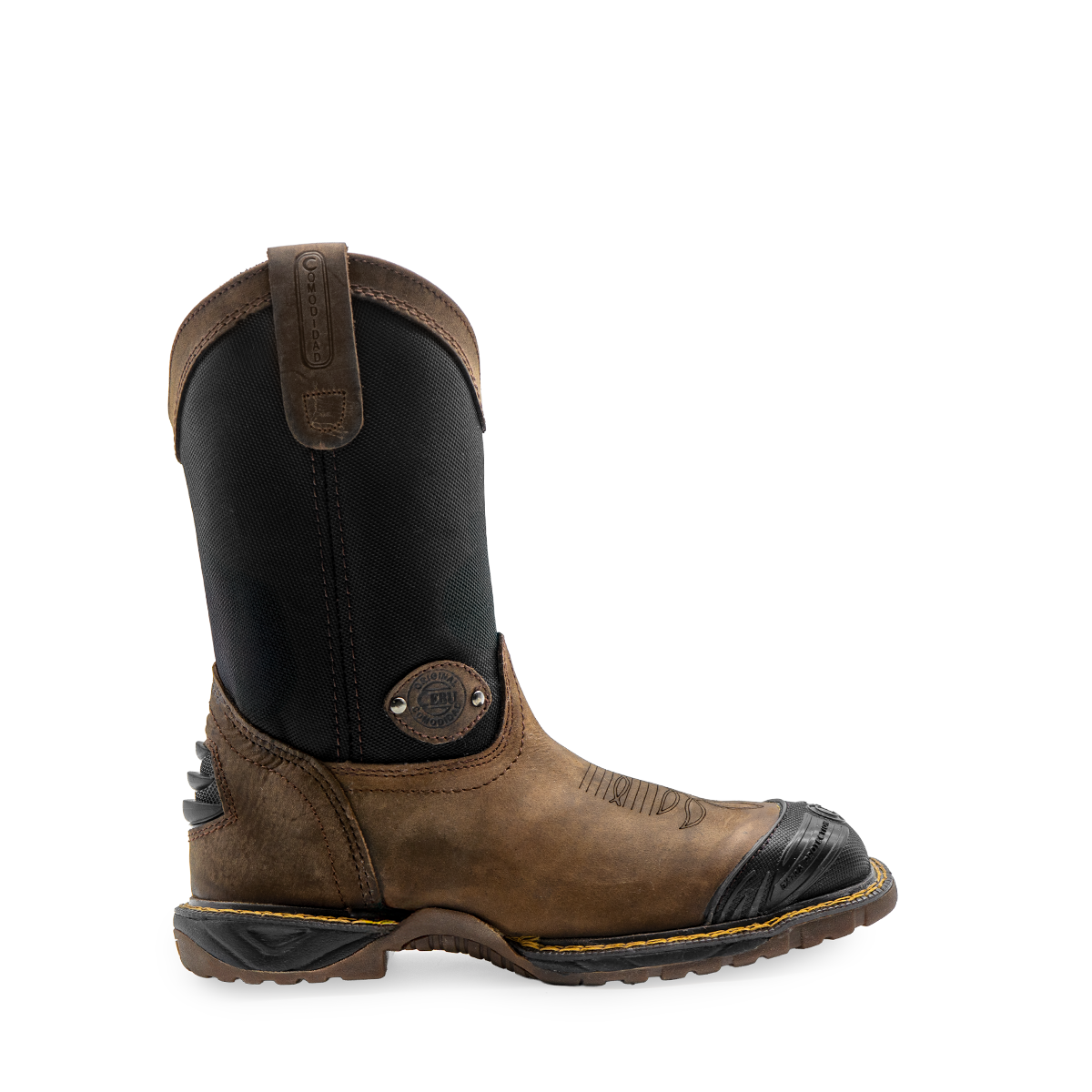 Botas de trabajo sin cordones Thunder 300 con punta de acero de 10 "para hombre