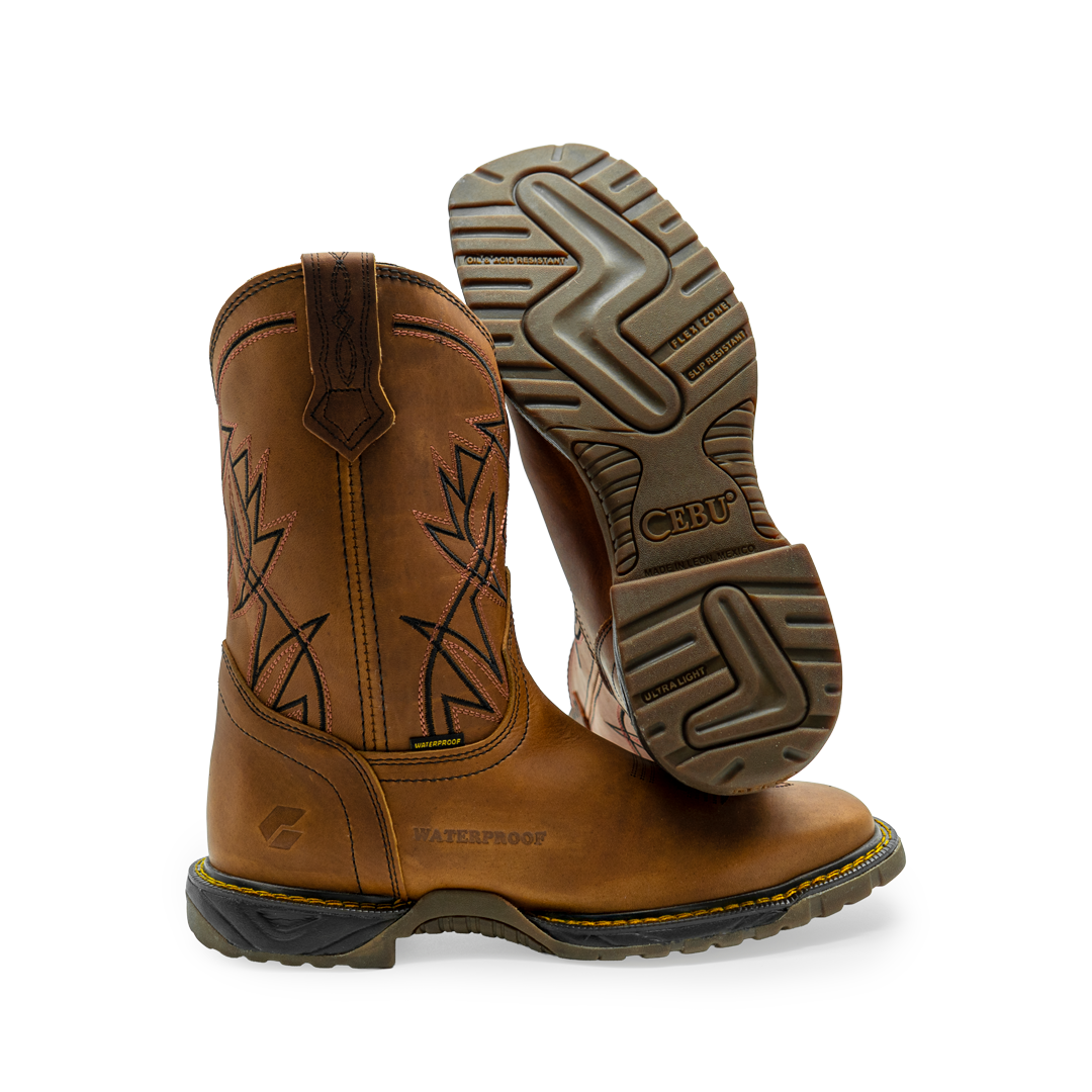 CEBU Men's Tumbleweed Steel Toe Waterproof (WP SQR STL)