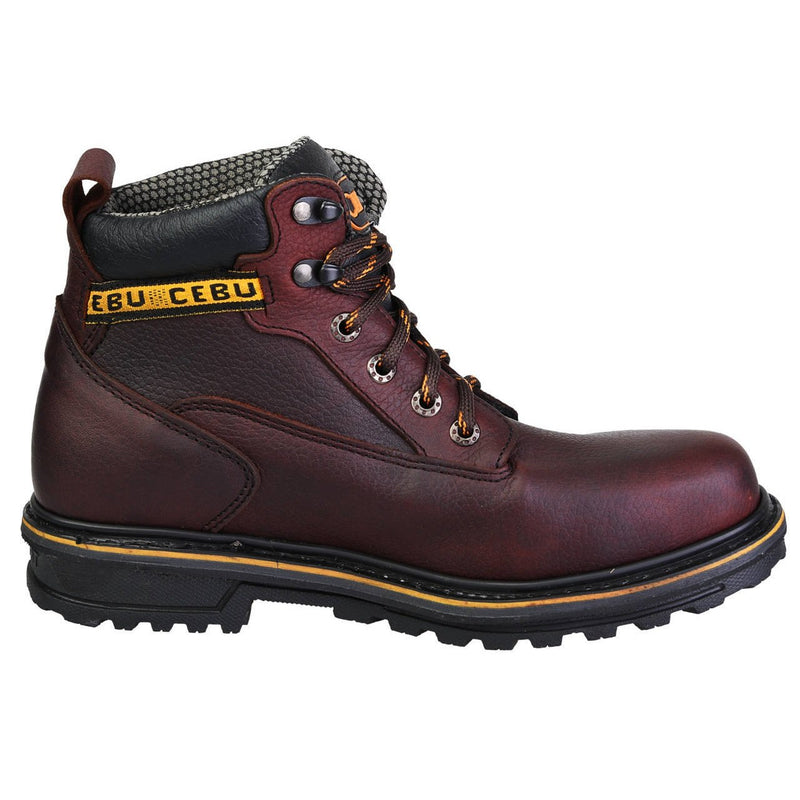 Men's Work Boots - Steel Toe & Heavy Duty - Shedron Work Boots - Cebu - 6" Work Boots - Shedron 6in Work Boots