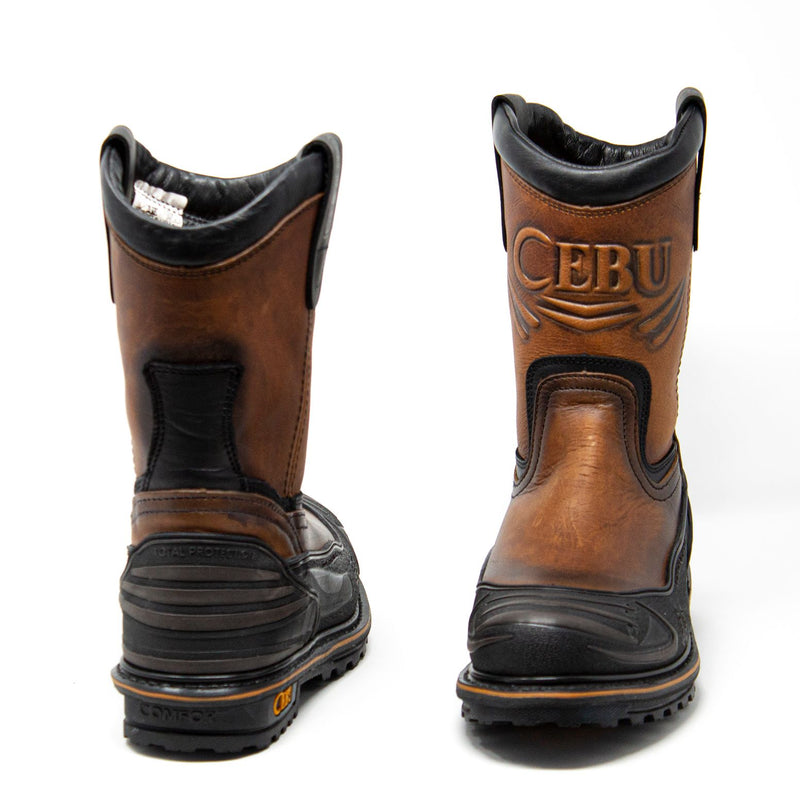 Botas de trabajo sin cordones Tk Guardax con punta de acero de 10 "para hombre