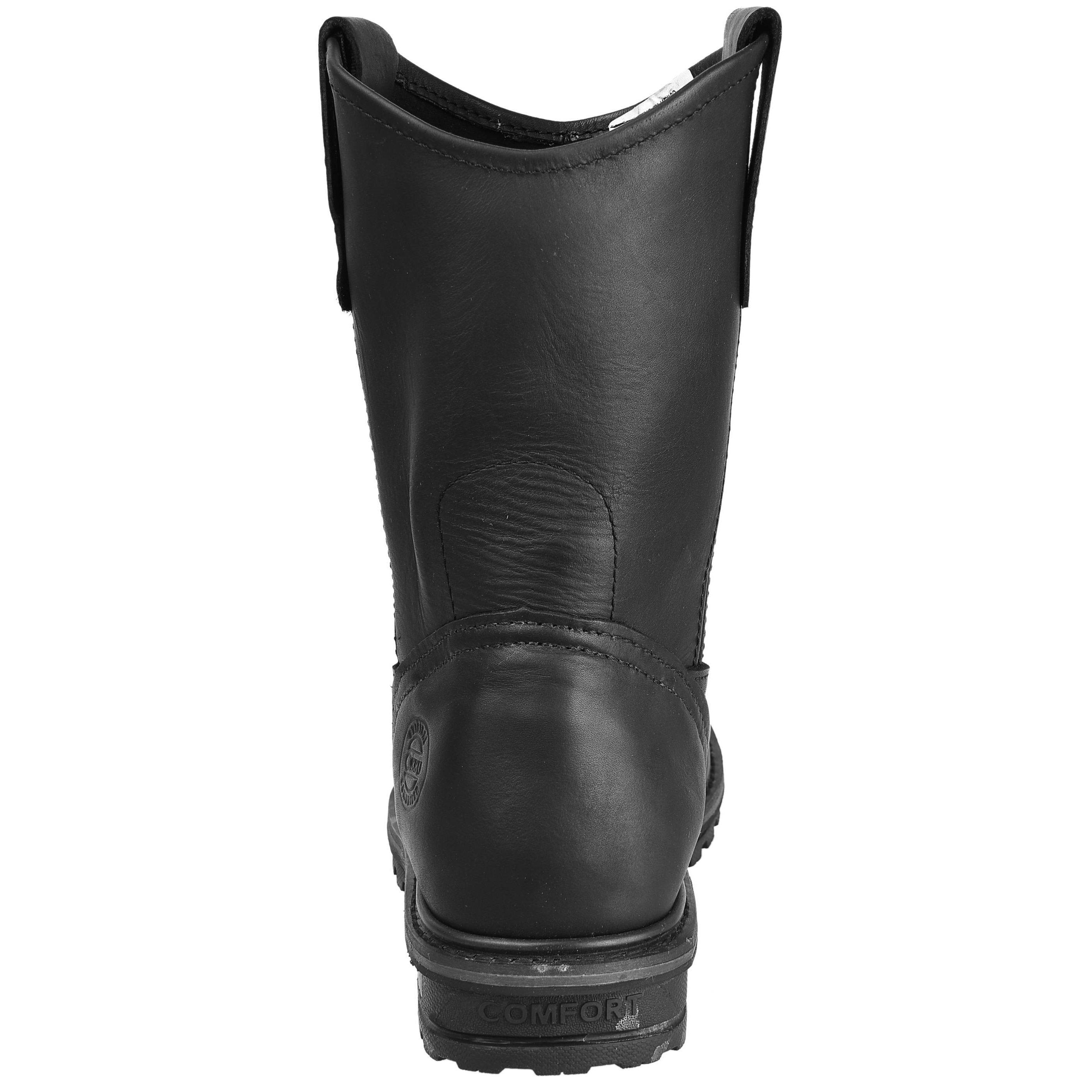 black work boots steel toe
