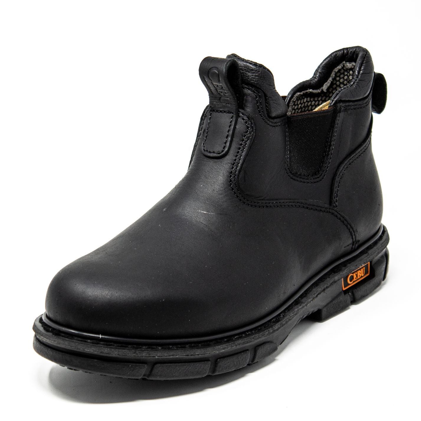 Men's Work Boots - Non Slip Ankle Work Boots - Slip On Work Boots - 6 ...