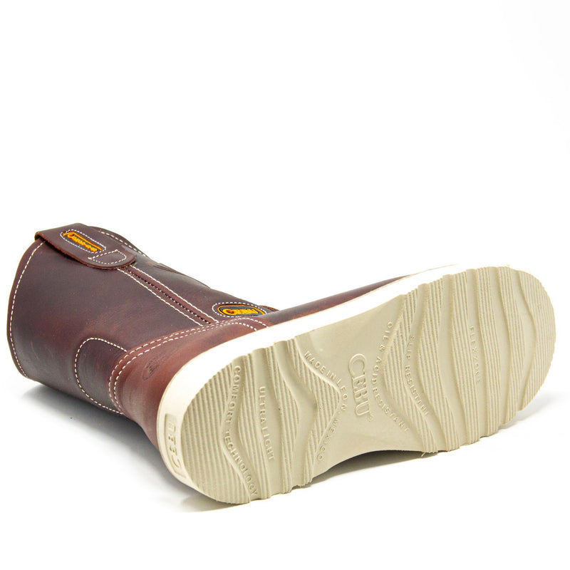 Men's Work Boots - Lightweight & Wedge Sole - Shedron Work Boots - Cebu - Pull On Work Boots - Shedron Wellington Work Boots