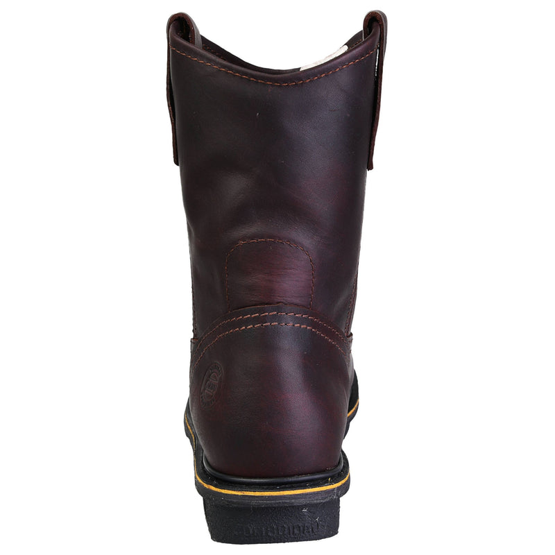 Men's Work Boots - Wedge Sole - Shedron Work Boots - Cebu - Pull On Work Boots - Shedron Wellington Work Boots