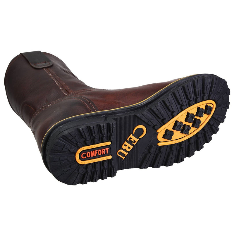 Men's Work Boots - Heavy Duty - Shedron Work Boots - Cebu - Pull On Work Boots - Shedron Wellington Work Boots