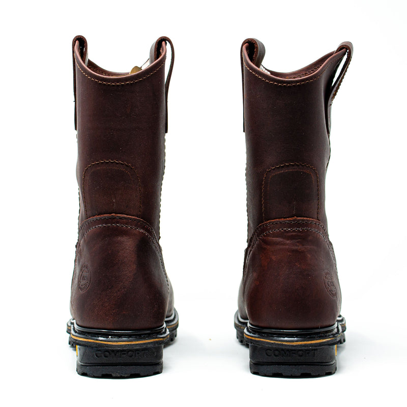 Men's Work Boots - Elastic & Heavy Duty - Shedron Work Boots - Cebu - Pull On Work Boots - Shedron Wellington Work Boots