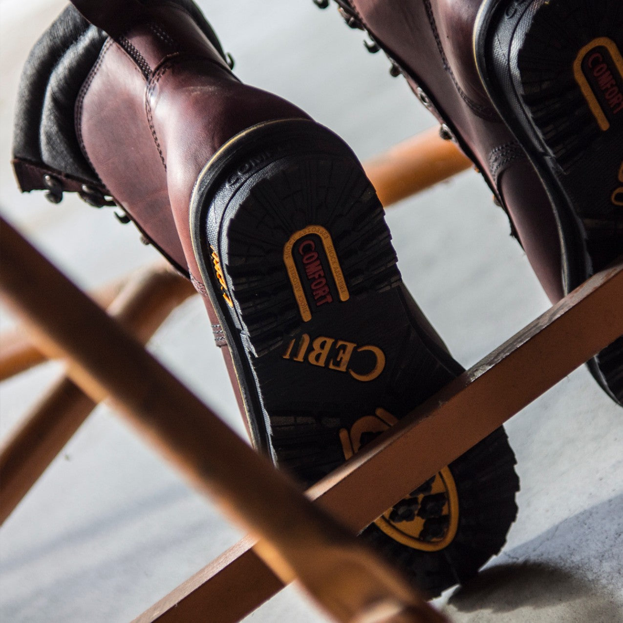Botas de trabajo de 8 "con punta de acero Tk Lacer para hombre