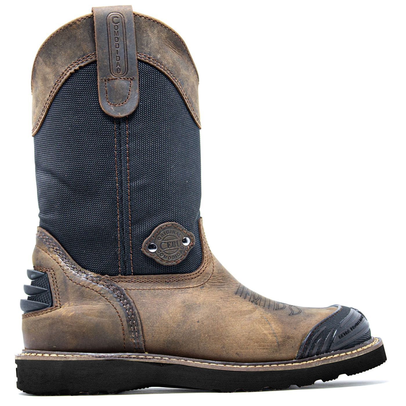 Lightweight Brown Western Work Boots Unique Design Cebu boots