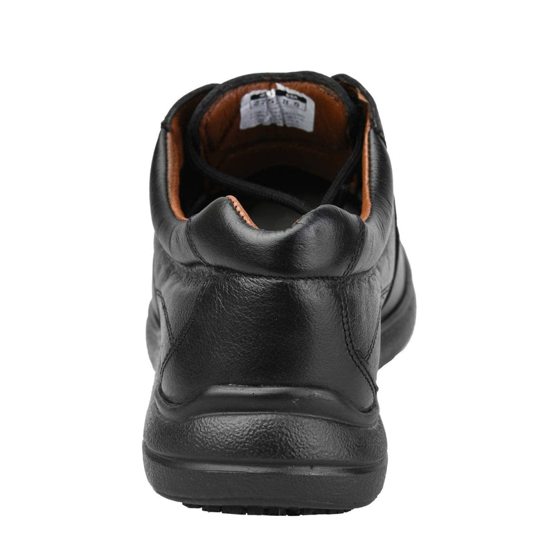 Men's Work Shoes - Non Slip - Black Work Shoes - Fortal - Work Shoes - Black Lace Up Work Shoes