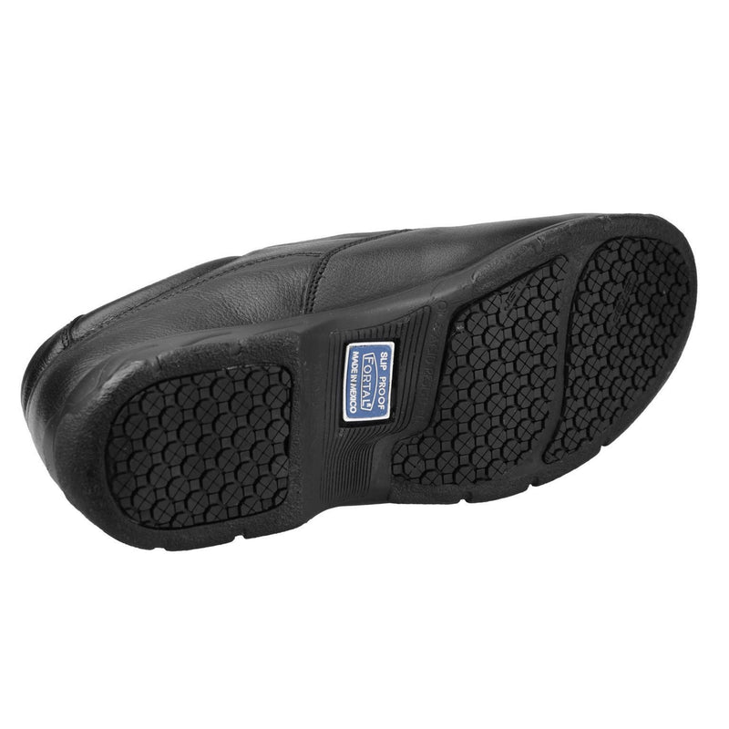 Women's Work Shoes - Non Slip - Black Work Shoes - Fortal - Slip On Work Shoes - Black Slip On Shoes