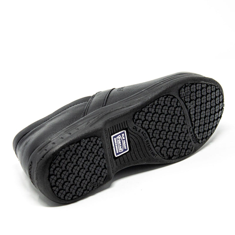 Women's Work Shoes - Non Slip - Black Work Shoes - Fortal - Slip On Work Shoes - Negro Slip On Shoes