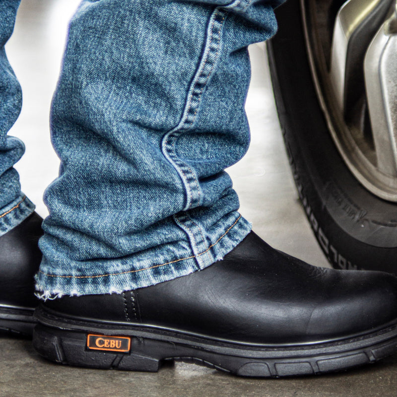 Botin Grip Soft Toe 6 "Slip On Work Boots para hombre