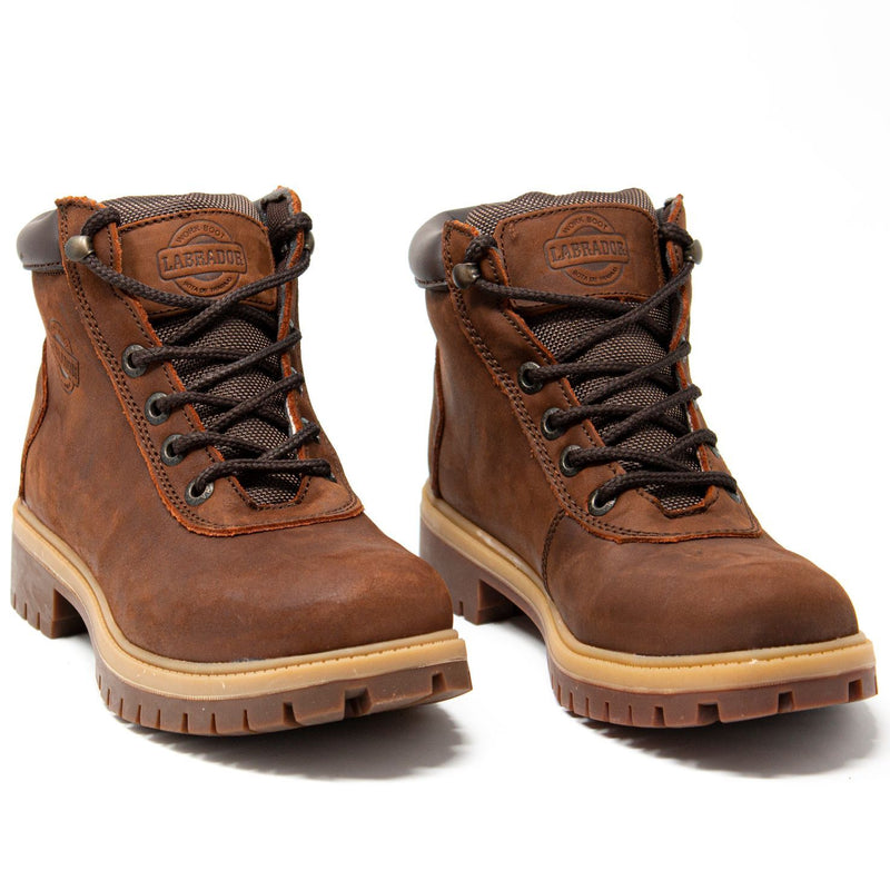 Women's Work Boots - Heavy Duty - Brown Work Boots - Labrador - 6" Work Boots - Copper 6in Work Boots