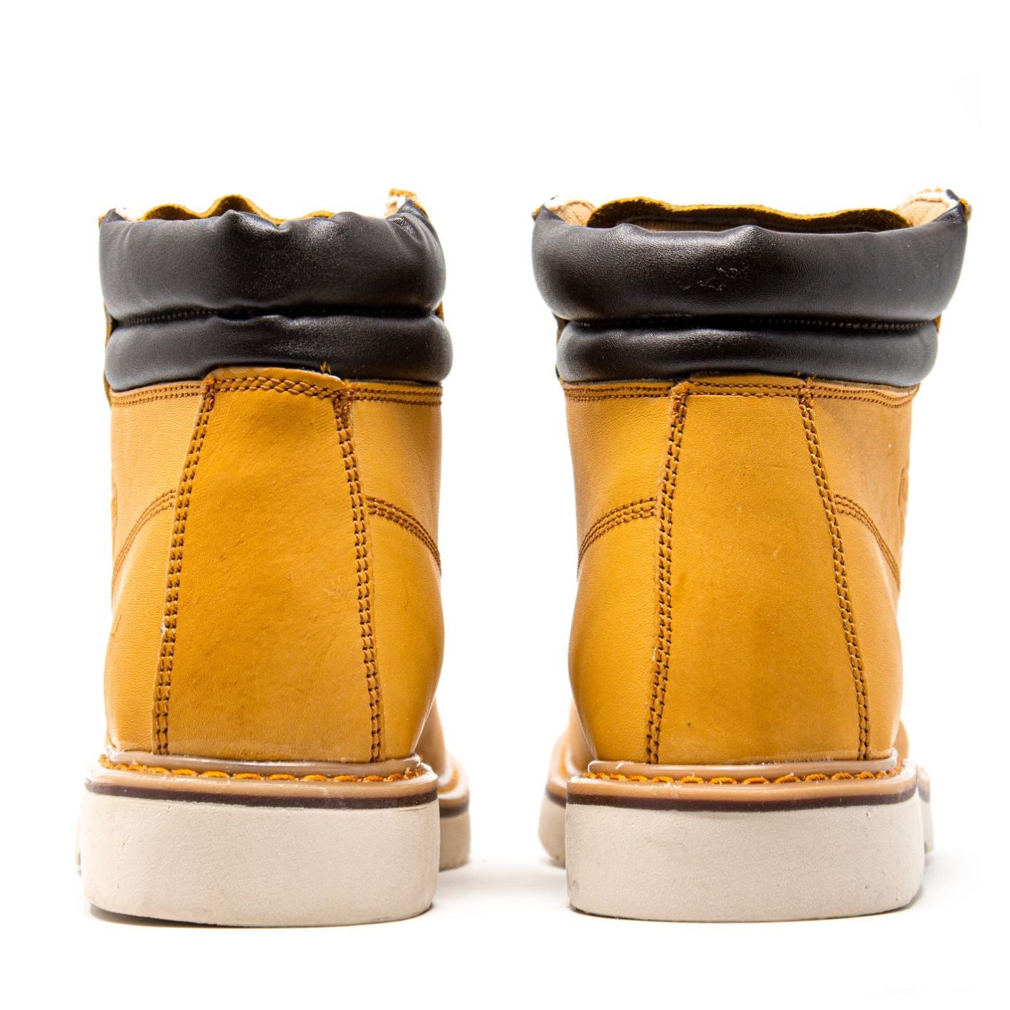 Men's Work Boots - Wedge Sole & Lightweight - Tan Work Boots - Labrador - 6" Work Boots - Honey 6in Work Boots