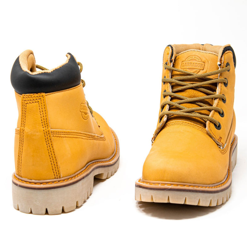 Men's Work Boots - Heavy Duty - Tan Work Boots - Labrador - 6" Work Boots - Honey 6in Work Boots