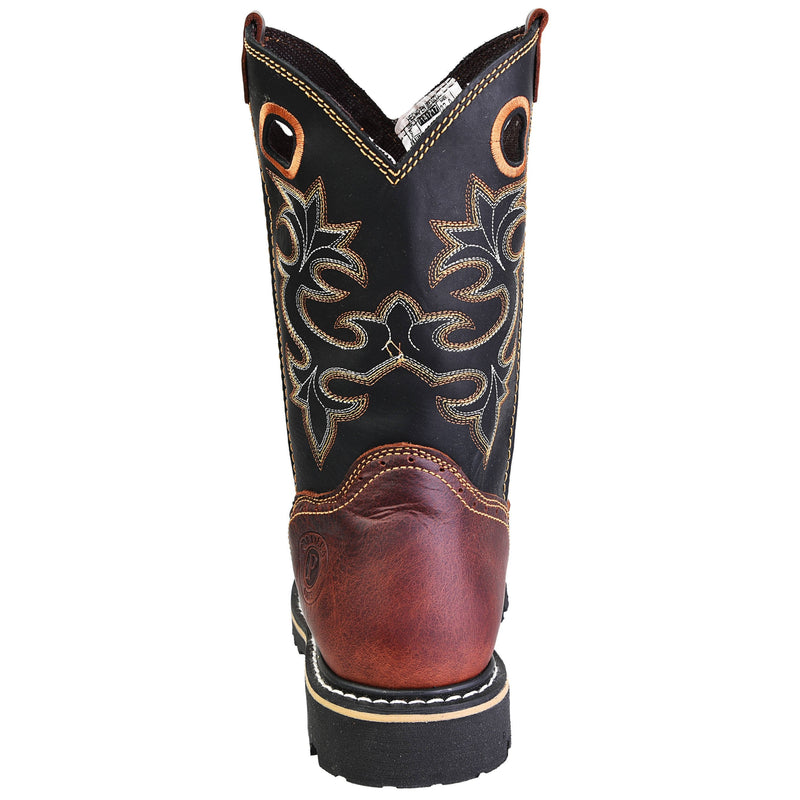 Men's Work Boots - Steel Toe - Shedron Work Boots - Pradera - Pull On Work Boots - Shedron Wellington Work Boots