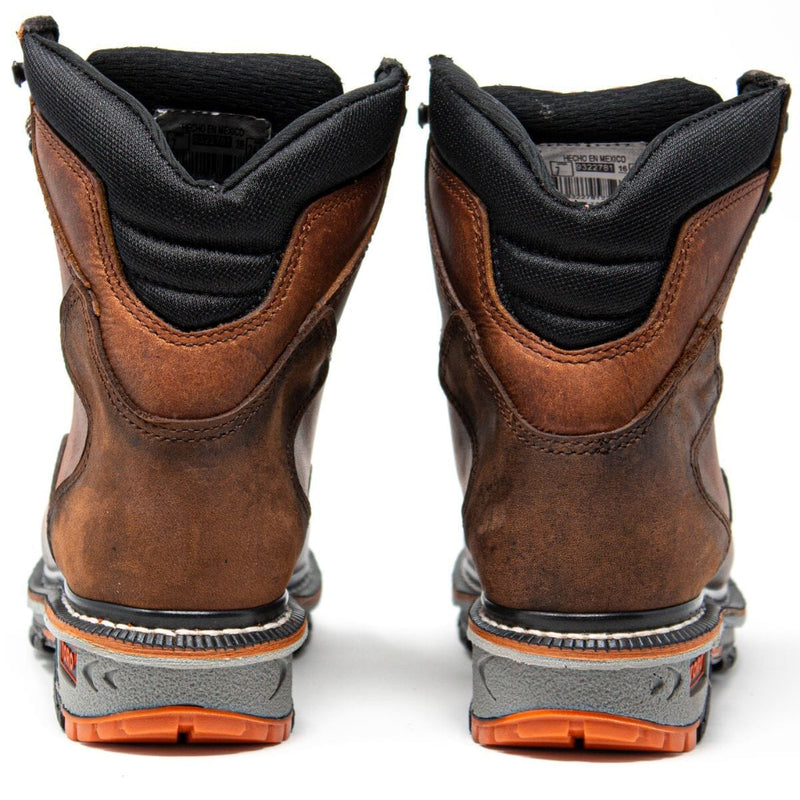 Women's Work Boots - 3-Layer Sole & Soft Toe - Tan Work Boots - Toro Bravo - 8" Work Boots - Tan 8in Work Boots